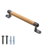 Industrial Pipe Door Pull Handle 12 Inch Black Rustic Grab Bar Towel Antique. Fixed Price $26.53.