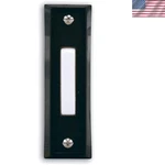 Heath Zenith Wired Push Doorbell Button - Classic Black Surface Mount Design. Fixed Price $10.99.