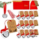 Christmas Believe Ornaments, Polar Express Bell, Silver Sleigh 12. Fixed Price $26.79.