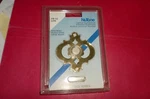 Nutone Lighted Cordoba, Tudor, Polished Brass New. Fixed Price $15.00.
