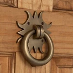 Signature Hardware-sun Door Knocker- Antique Brass. Fixed Price $40.00.