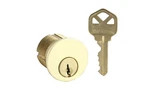 Gms M114-KW-3 Mortise Cylinder Bright Polished Brass. Fixed Price $15.62.