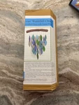 Cut Glass & Driftwood Ocean Waterfall Wind Chime Hand GEBLUEG456. Fixed Price $21.99.
