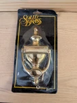 Vintage Solid Brass Georgian Door Knocker Italian New Old Stock Majestic. Fixed Price $6.00.