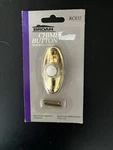 Chime Button, Doorbell, Broan, Solid Brass, RC832, Oval. Fixed Price $7.00.