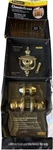 Stanley 5PC Door Hardware Set Kickplate, Knocker, Viewer, Dead Bolt, Keyed Lock. Fixed Price $80.00.