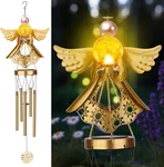Angel Solar Chimes, 40-INCH Large Waterproof For Outside With Gl. Fixed Price $33.95.