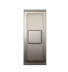 Defiant Wireless Battery Operated Doorbell Push Button, Brushed Nickel. Fixed Price $10.99.