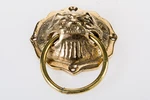 Iron Lion Door Knocker Wall Mount Gold Towel Hanger Hardware Home Decor. Fixed Price $13.35.