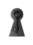 Black Key Shaped Front Door Knocker Cast Iron Gate Renovators Supply. Fixed Price $37.99.