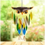 Cut Glass Owl Wind Chime GEBLUEG541 Unique Decor New Gift Box Free Shipping. Fixed Price $29.95.