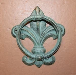 Fleur Lis Door Knocker,french Victorian Decor,old World Charm,gifts F-14B. Fixed Price $21.29.