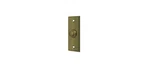Deltana BBS333U5 Bell Button, Rectangular Contemporary In Antique Brass. Fixed Price $32.55.