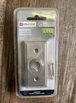 Doorbell Button Led Halo Lighted Insert Recess Mount Rectangular Nickel Wired. Fixed Price $13.90.