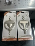 New 2-PACK Lot National Hardware N336-220 V1914 Door Knocker Satin Nickel. Fixed Price $15.53.