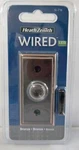 Wired Doorbell Push Button, Led Light, Bronze SL-716. New Heath Zenith. Fixed Price $13.99.