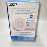 Feit Electric Chime/door/smart Bell, Wireless, 5V 80-DB White Sealed. Fixed Price $16.97.