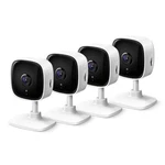 Tapo Tp-link 2K Security Camera For Baby Monitor, Dog 4-PACK, White. Fixed Price $90.35.