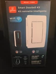 Globe Electric 18000156 Smart Doorbell Kit, Button, 85 Db, Ding Dong. Fixed Price $43.20.
