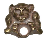 Vintage 1993 Paul Strauch Monkey Heavy Solid Brass Doorbell Cover. Fixed Price $24.99.