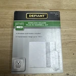 Defiant Wireless Plug In Doorbell Assembly White. Fixed Price $15.99.