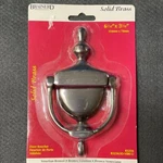 6-1/16" X 3-1/16" Solid Brass Door Knocker Venetian Bronze. Fixed Price $19.99.