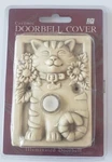 Figi Illuminated Ceramic Doorbell Cover - Cat And Flowers. Fixed Price $14.99.