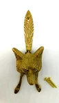 Vintage Brass Fox Head Door Knocker - Securit B2270 150 Mm. Fixed Price $21.48.