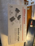 Office Depot Medium Binder Clips 12 Boxes 144CT Holds Up To 80 Sheets #825190. Fixed Price $10.00.