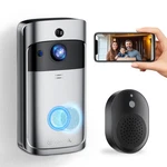 VEAT00L Wireless Video Doorbell, 1080P Hd, Battery-powered, Two-way Audio, Pir. Fixed Price $39.00.
