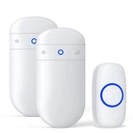 Wireless Doorbell, 1000FT Coverage With 2 Plug-in Receivers, W.... Fixed Price $32.97.