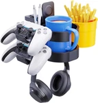 7-IN-1 Desk Cup Eurpmask Organizer With Headphone, Controller Holder,. Fixed Price $39.99.