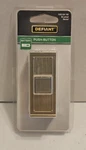 Defiant Wireless Battery Operated Doorbell Push-button 18000017 Brushed Nickel. Fixed Price $10.99.