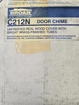 Broan - C212N Door Chime Unfinished Real Wood Cover W/bright Brass Tubes. Fixed Price $29.99.