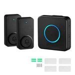 Uimoso Wireless Doorbell Kit IP54 Waterproof Chime 1000 Ft Range Volumes. Fixed Price $18.99.