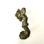 Antique European Bronze Door Knocker 19TH Century Heavy Architectural Hardware. Fixed Price $225.00.