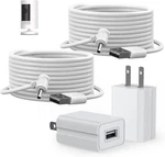 Pack 16FT/5M Charge Cable For Ring Stick Up Cam Battery/plug-in 3RD GEN/2ND. Fixed Price $37.83.