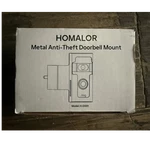Homalor Anti-theft All Metal Drill-free Doorbell Mount For Ring Blink H-D001. Fixed Price $15.00.