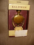 Baldwin Solid Forged Brass Imperial Door Knocker 90116.003.CD New Torn Box. Fixed Price $19.99.