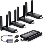 Wireless Hdmi 4 Receivers And Transmitter,up To 6 Rxs,no Hot,extender Plug An.... Fixed Price $423.40.