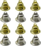 12PCS Vintage Copper Bells 1.7 X 1.5 Inch Mini Gold And Silver Craft Bell.... Fixed Price $15.99.