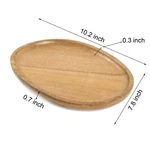 Oussum Wooden Serving Plates Natural Mango Tray Platter For Home & Kitchen. Fixed Price $36.99.