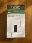 New Defiant Wireless Plug-in Doorbell Kit With Push Button White 1008 626 459. Fixed Price $10.00.
