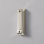 Globe Heath Zenith Satin Nickel Lighted Doorbell Button 18000222. Fixed Price $12.63.