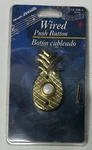 Vintage Wired Solid Brass Pineapple Doorbell Push Button Cover Heath Zenith New. Fixed Price $28.99.