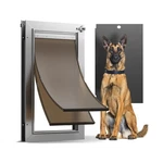 All Aluminum Dog Door, Rust Proof Heavy Duty Large For Exterior Door.... Fixed Price $119.97.