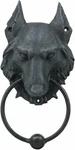 8.5 Inch Evil Wolf Gargoyle Resin Door Knocker Statue Figurine. Fixed Price $26.99.