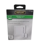 Defiant Wireless Plug-in Doorbell Kit With 2 Push Buttons, White. E5. Fixed Price $25.00.