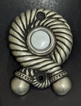 Vicenza Pewter Wired Yurman Twisted Rope Equestrian Equestre. Fixed Price $72.00.