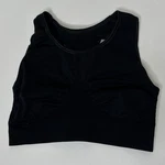 Sweaty Betty Black High Neck Sports Bra Wicking Stretch Racerback Crop Med. Fixed Price $22.00.